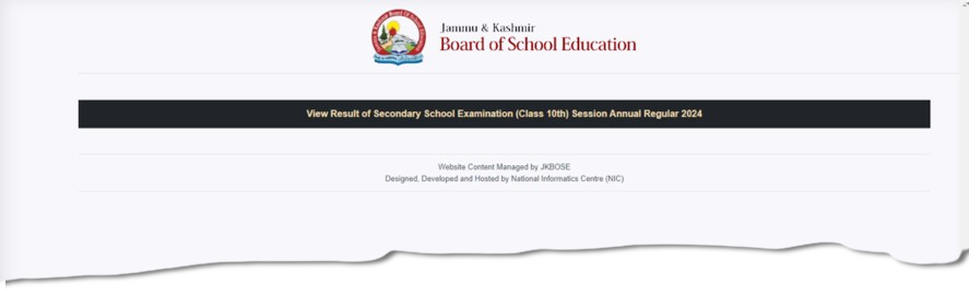 JKBOSE 10th Result 2024 Check Online 