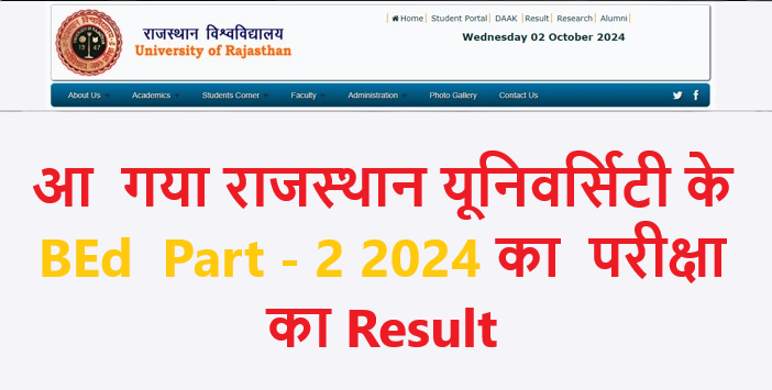 How to Check BEd 2nd year 2024 Result